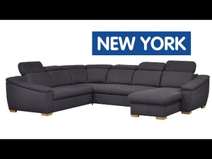 Sedací souprava do U rozkládací New York levý roh