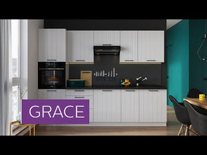 Kuchyně Grace 240 cm (bílá mat)