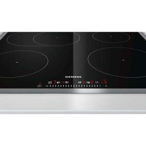 Indukční varná deska Siemens,60cm,4zóny,7,4 kW,nerezový rámeček