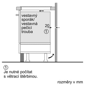 Indukční varná deska Siemens,60cm,4zóny,7,4 kW,nerezový rámeček