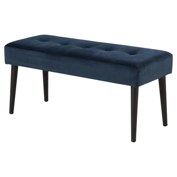 Levně Jídelní lavice Gwen (modrá, 95x45x38 cm)