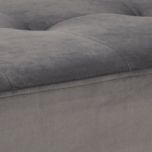 Jídelní lavice Gwen (šedá, 95x45x38 cm)