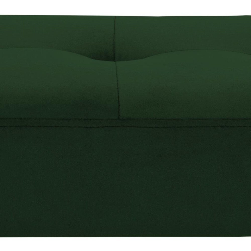 Jídelní lavice Gwen (zelená, 95x45x38 cm)