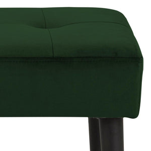 Jídelní lavice Gwen (zelená, 95x45x38 cm)