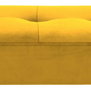 Jídelní lavice Gwen (žlutá, 95x45x38 cm)
