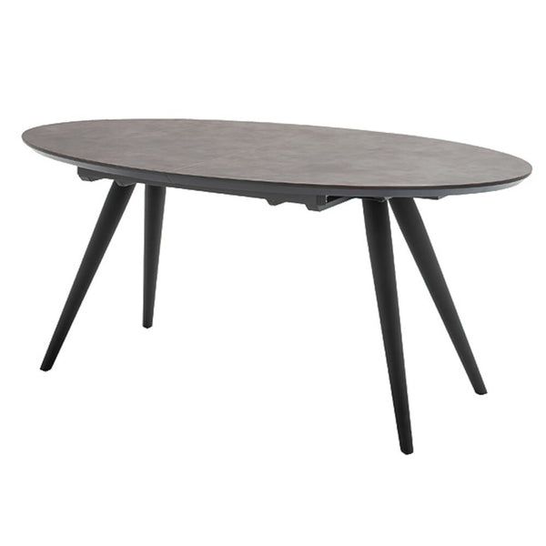 Levně Jídelní stůl Connor rozkládací 200-245x76x100 cm (černá)