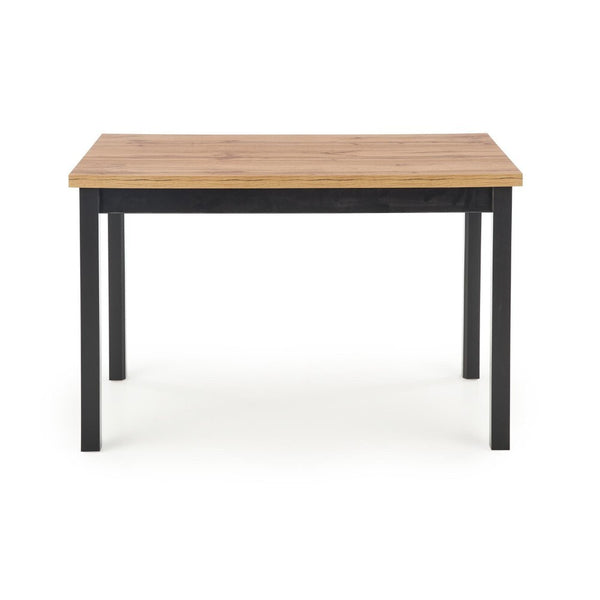 Levně Jídelní stůl Cossin 120x77x68 cm (dub, černá)