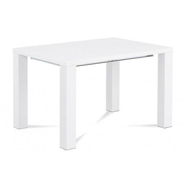 Levně Jídelní stůl Olaf rozkládací 120-160x76x90 cm (bílá)