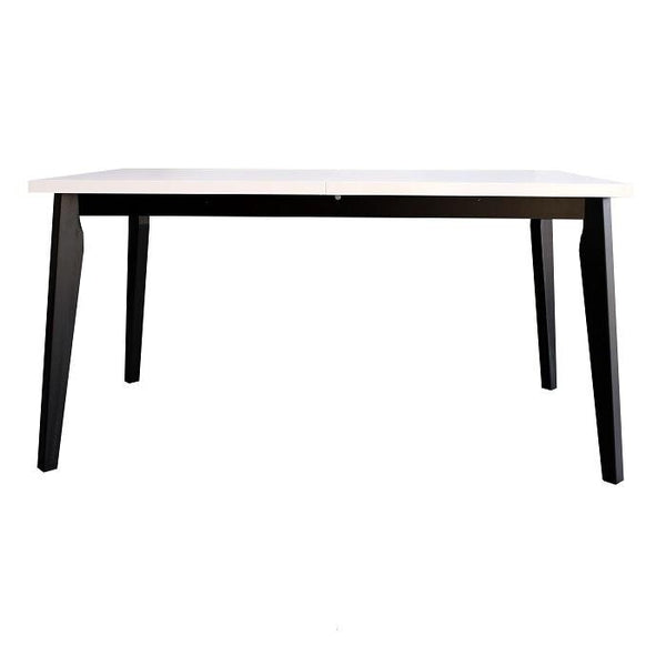 Levně Jídelní stůl Ombo rozkládací 150-190x76,5x80 cm (bílá, dub)