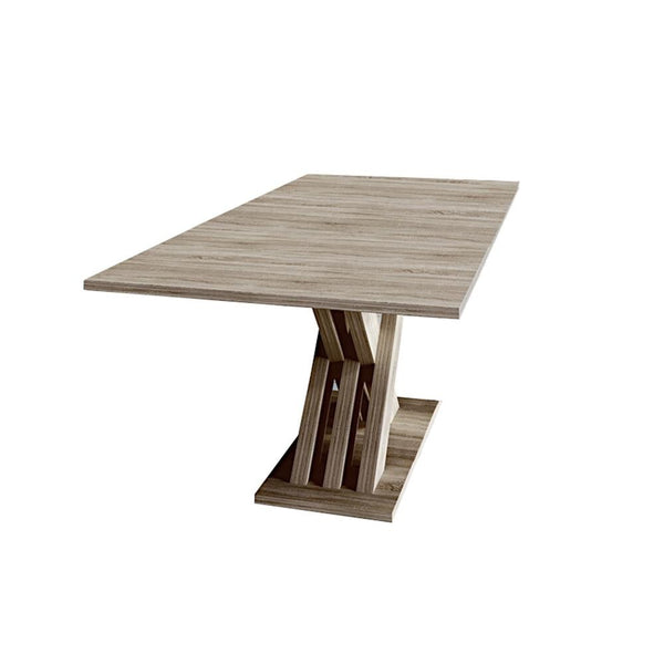 Levně Jídelní stůl rozkládací Ettore 160-200x75x90 cm (dub sonoma)