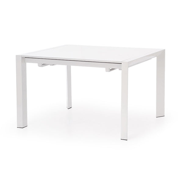 Levně Jídelní stůl Stateo rozkládací 130-210x76x80 cm (bílá)