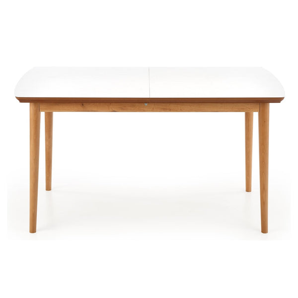 Levně Jídelní stůl Barrte rozkládací 91-191x75x80 cm (bílá)