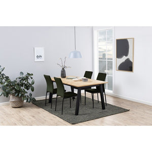 Jídelní stůl Brody 180x95 cm (dřevo/černá)