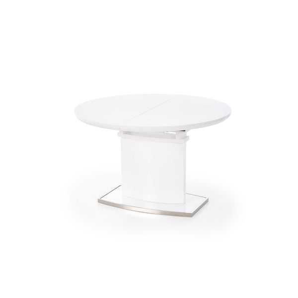 Levně Jídelní stůl Felerico rozkládací 120-160x76x90 cm (bílá)