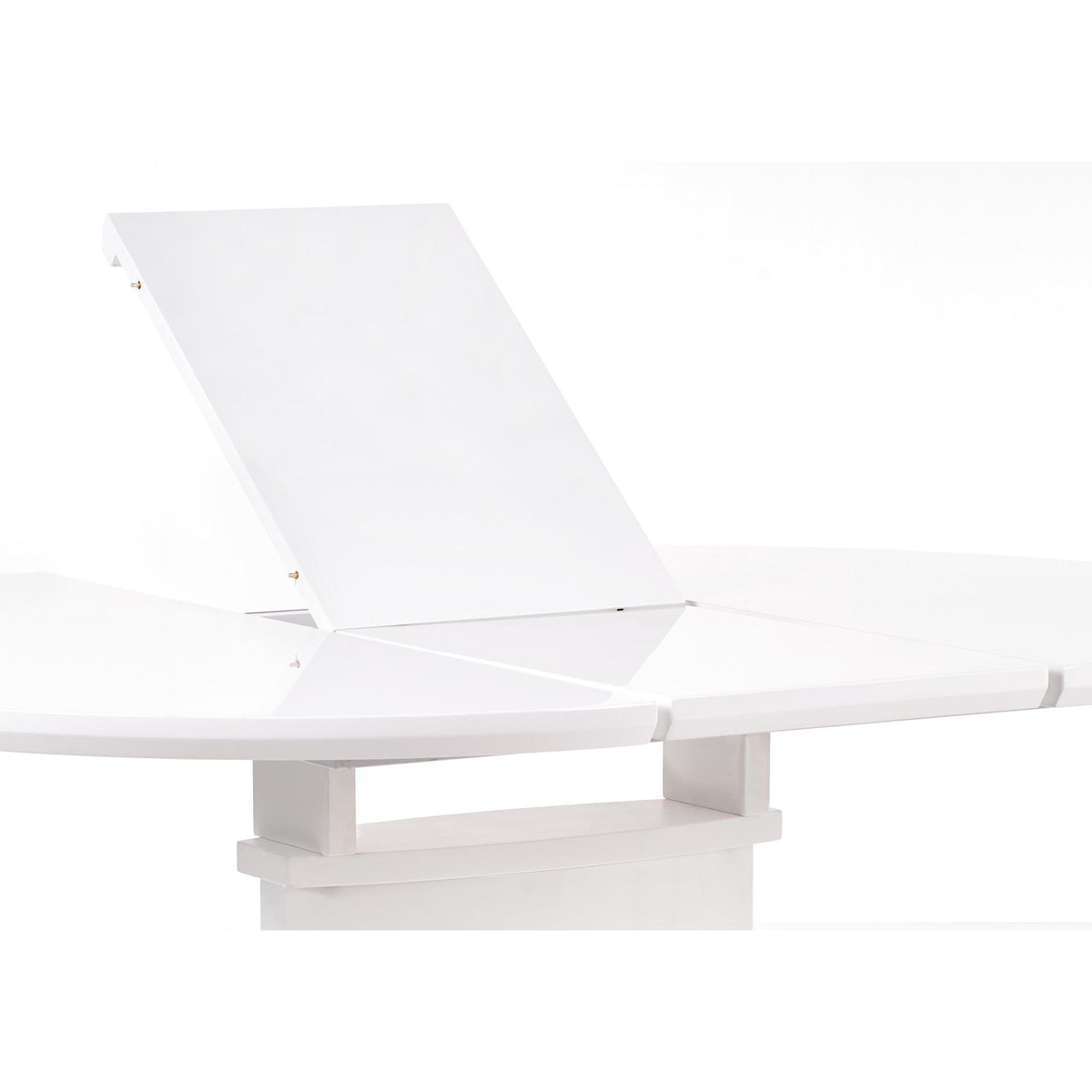 Jídelní stůl Felerico rozkládací 120-160x76x90 cm (bílá)
