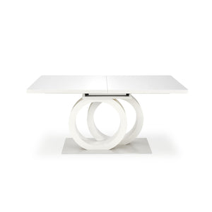 Jídelní stůl Haraldo rozkládací 160-200x76,5x90 cm (bílá)