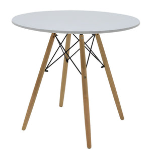 Jídelní stůl Jardin 80x73x80 cm (bílá, dřevo)