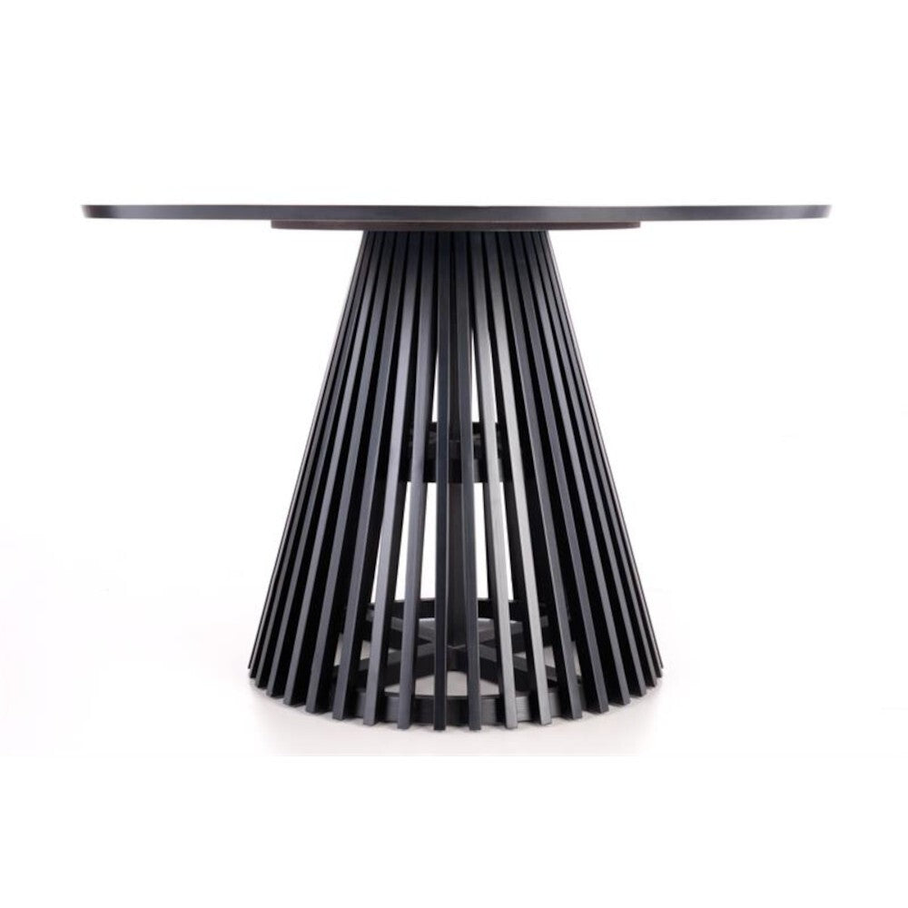 Jídelní stůl Mariehamm 120x77x120 cm (dub, černá)