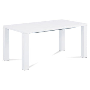 Jídelní stůl Olaf rozkládací 120-160x76x90 cm (bílá)