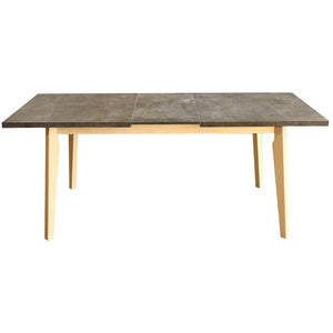 Jídelní stůl Ombo rozkládací 150-190x76,5x80 cm (dub, beton)
