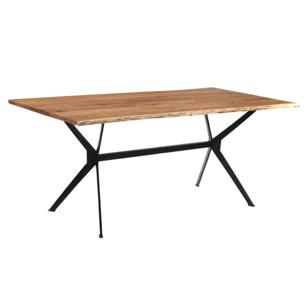 Levně Jídelní stůl Savoy 160x74,6x85 cm (akát, černá)