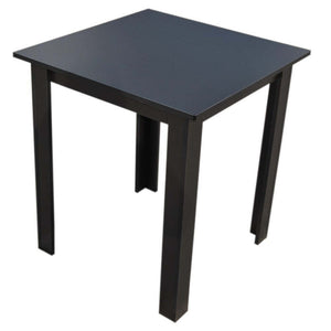 Jídelní stůl Timmy 70x70cm (černá) - II. jakost