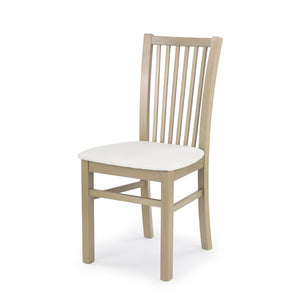 Jídelní židle Jacek bílá, dub sonoma