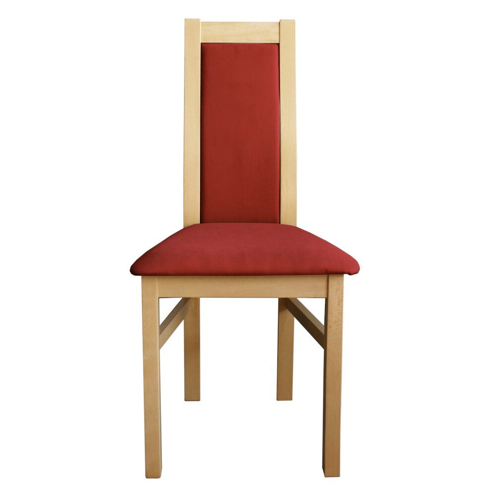 Jídelní židle Agáta, sonoma, bordó