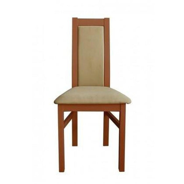 Levně Jídelní židle Agáta střední ořech, krémová