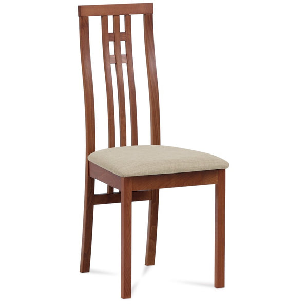 Levně Jídelní židle Alora béžová, třešeň