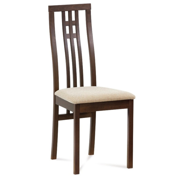 Levně Jídelní židle Alora krémová, ořech