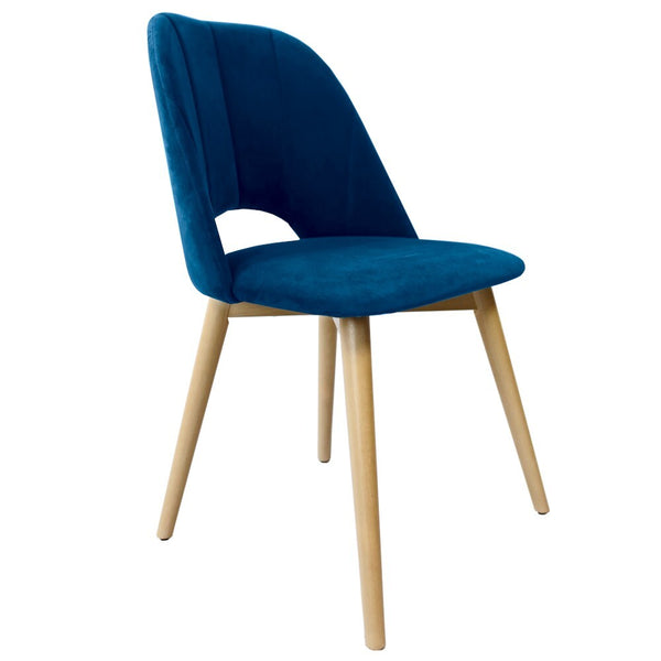 Levně Jídelní židle Grede (dub sonoma, modrá)