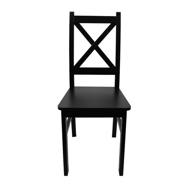 Levně Jídelní židle Kasper (černá)