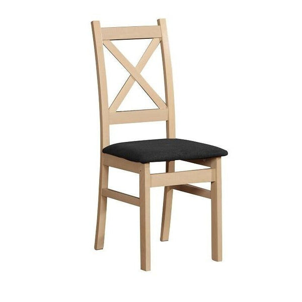 Levně Jídelní židle Kasper dub sonoma, černá