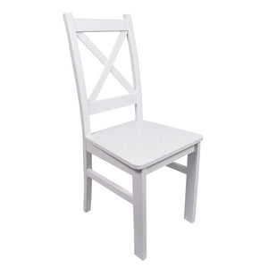Jídelní židle Kasper (bílá) - II. jakost