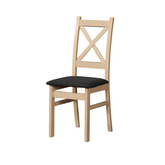 Jídelní židle Kasper dub sonoma, černá