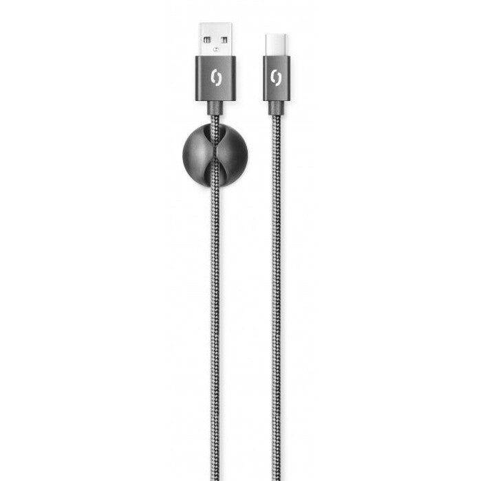 Kabel Aligator Premium USB Typ C na USB 2A, černá
