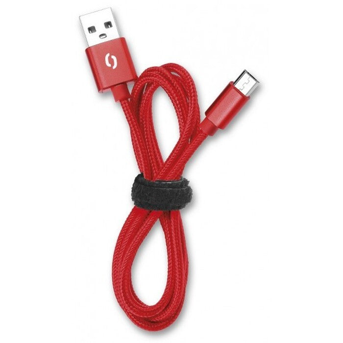 Kabel Aligator USB Typ C na USB, 2A, 1m, červená