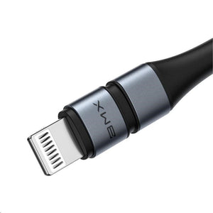 Kabel Baseus, BMXUSB-C na Lightning, 18W, 1,8m, šedá/černá