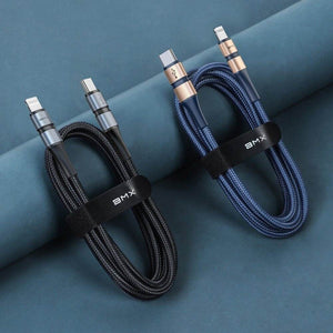Kabel Baseus, BMXUSB-C na Lightning, 18W, 1,8m, šedá/černá