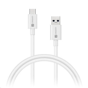 Kabel Connect IT Wirez Typ C na USB, 3A, 2m, bílá