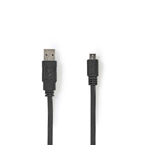 Kabel Nedis Micro USB na USB, 1m, černá