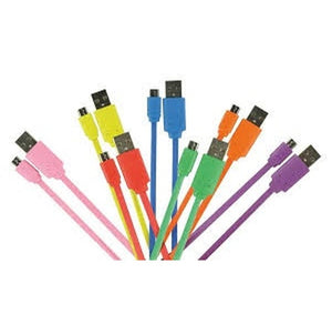 Kabel Nedis Micro USB na USB, 1m, fialová