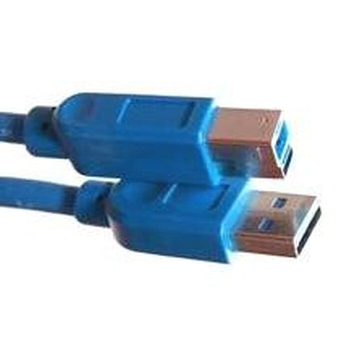 Kabel PremiumCord USB 3.0 A-B 3m, modrý OEM