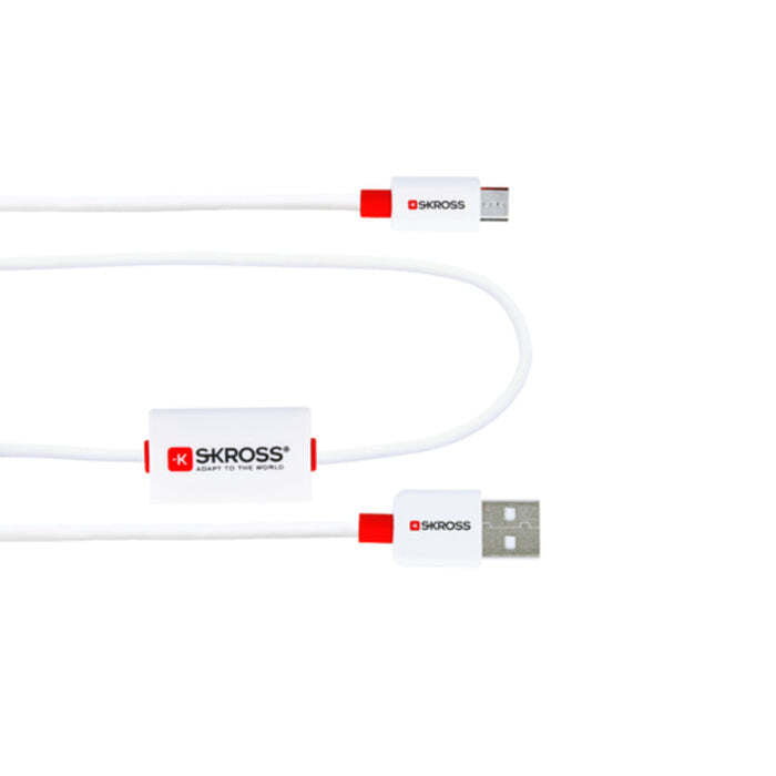 Kabel Skross Buzz Micro USB na USB, alarm při odpojení