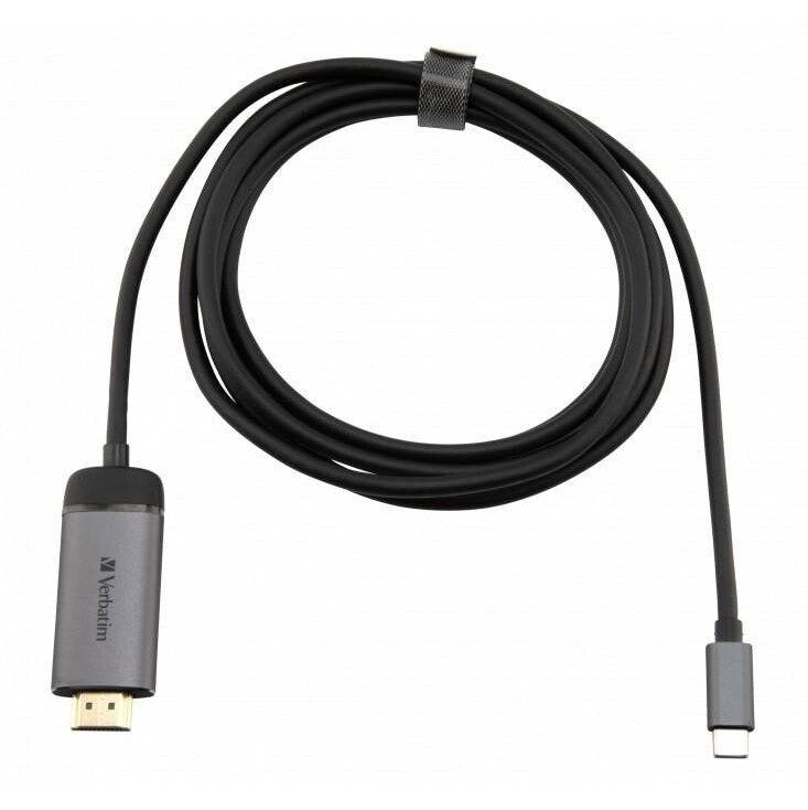Kabel Verbatim USB-C na HDMI, 4K, 1,5 m, černá