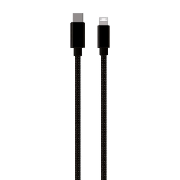 Levně Kabel WG Lightning na USB-C, 50cm, černá