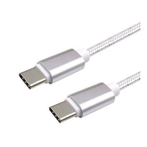 Kabel WG Typ C na Typ C, 3A pro PD nabíječky až 60W, 1m, bílá