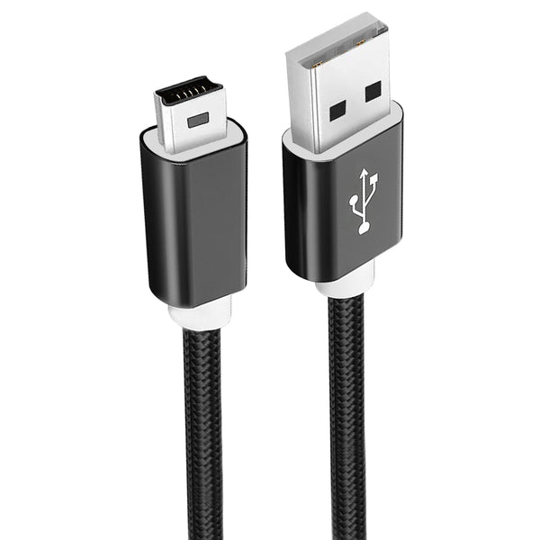Levně Kabel WG USB Mini na USB, 1m, černá