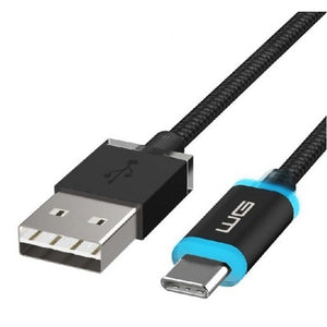 Kabel WG USB Typ C na USB, 1m, LED indikace nabíjení
